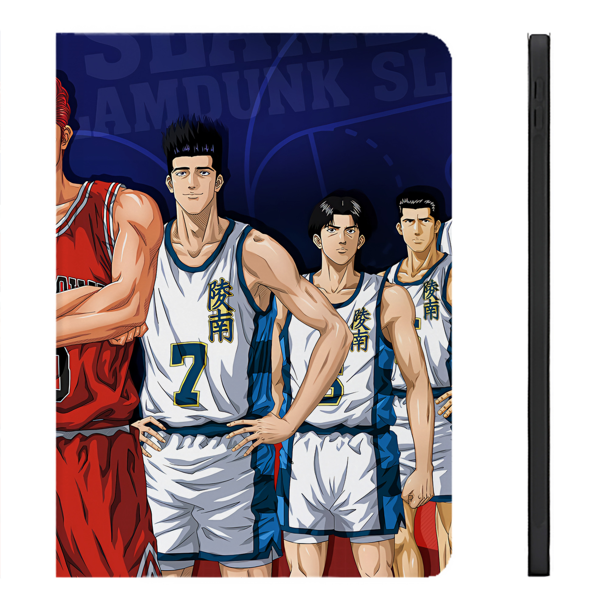 （画像用） SLAM DUNK／スラムダンク IPadケース ペンホルダー付き ブックスタイルデザイン